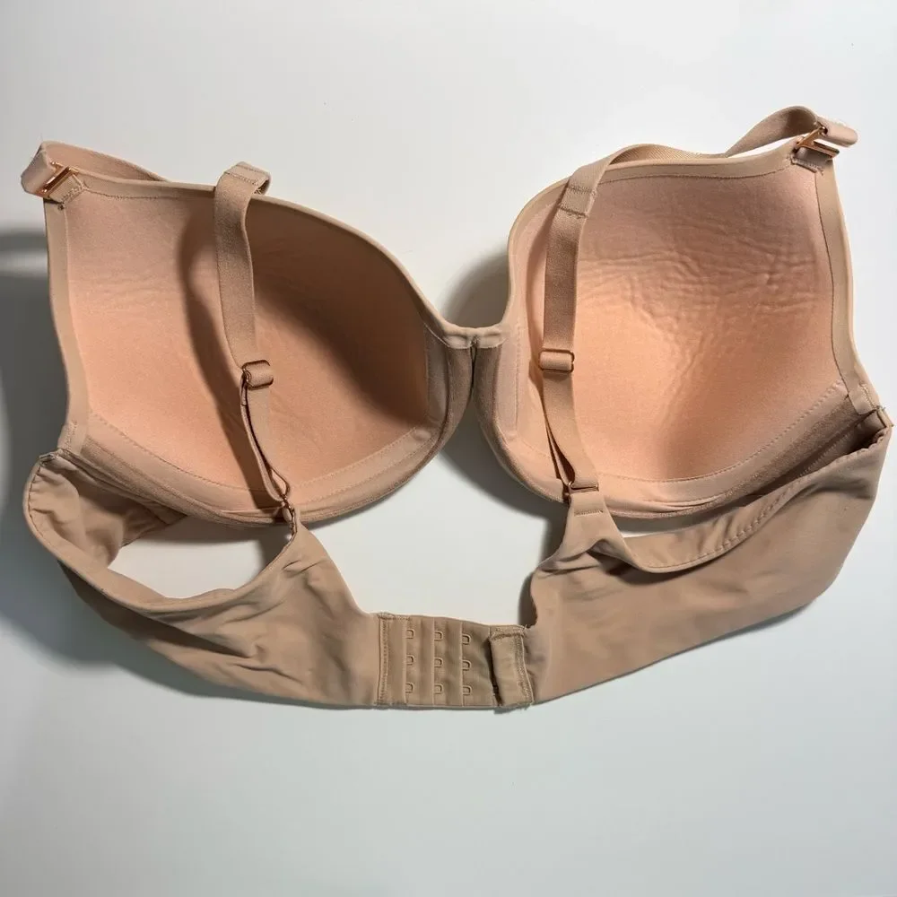 SOMA Bodify Perfect Coverage Bra Mesh Underwire Warm Amber Beige Tan 40C